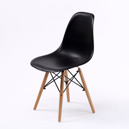 La Bella 2 Set Black Retro Dining Cafe Chair DSW PP-Furniture &gt; Bar Stools &amp; Chairs-PEROZ Accessories