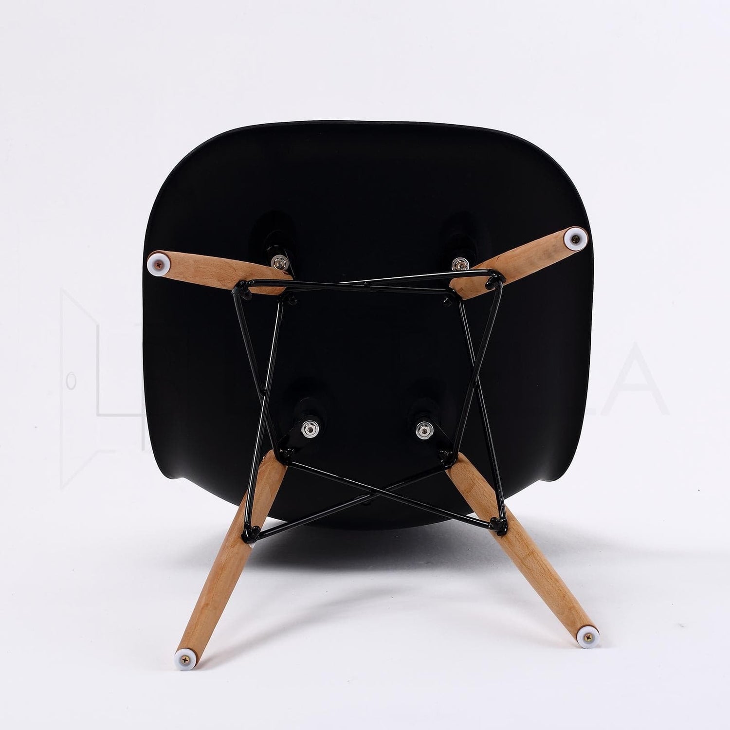 La Bella 4 Set Black Retro Dining Cafe Chair DSW PP-Furniture &gt; Bar Stools &amp; Chairs-PEROZ Accessories