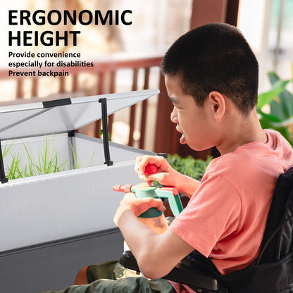 Home Ready Cold Frame Greenhouse Cover Raised Garden Bed Stand Planter-Home &amp; Garden &gt; Garden Beds-PEROZ Accessories