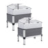 Home Ready 2 Set Cold Frame Greenhouse Cover Raised Garden Bed Stand Planter-Home & Garden > Garden Beds-PEROZ Accessories