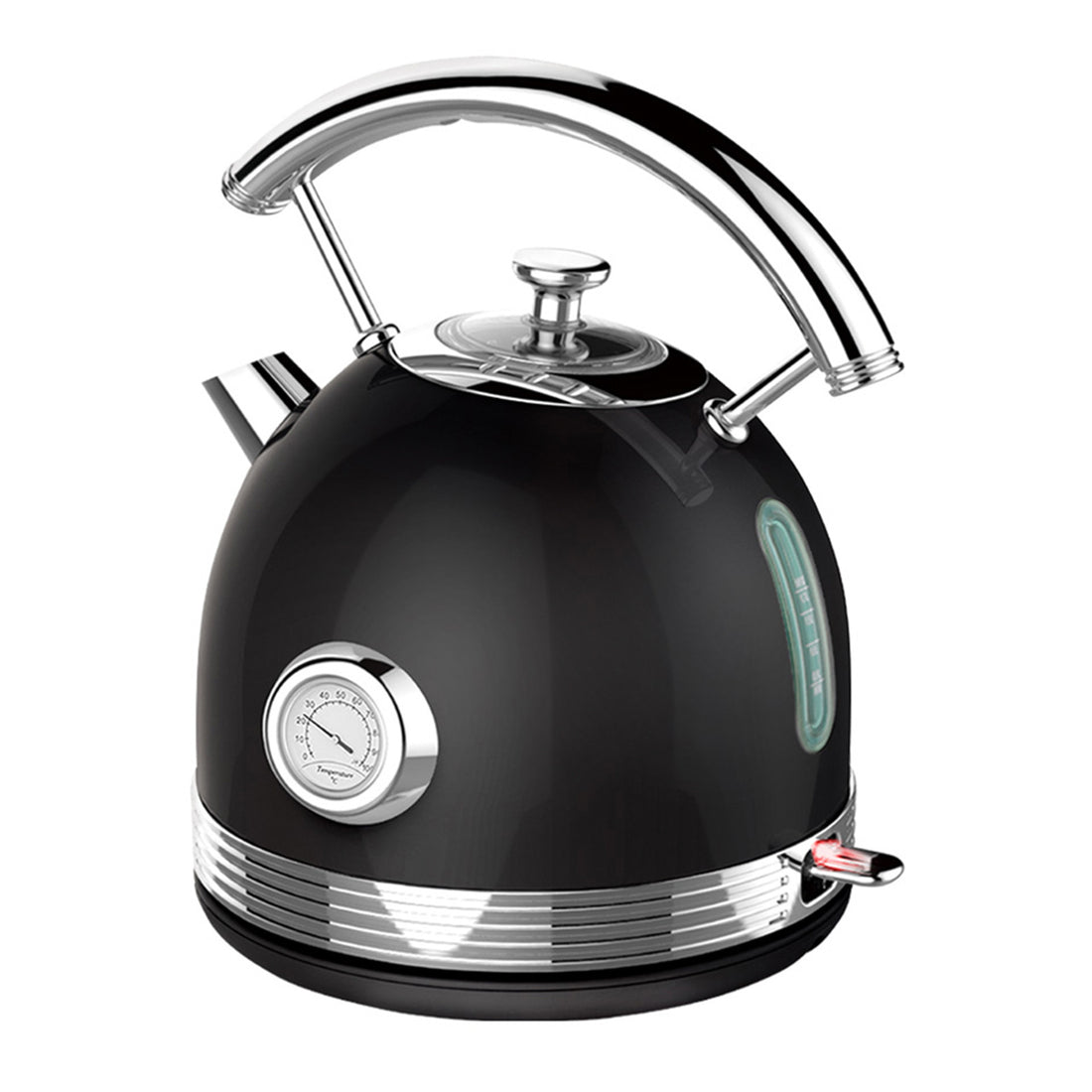 PHILEX 1.7 Black Electric Kettle Boiler Stainless Steel Retro-Appliances &gt; Kitchen Appliances-PEROZ Accessories