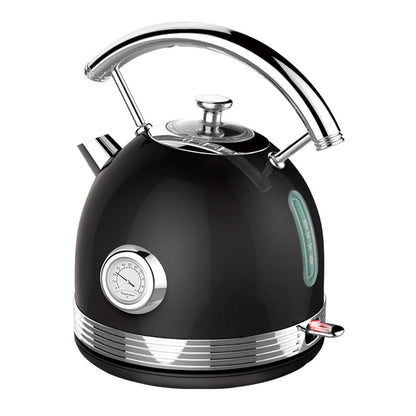 PHILEX 1.7 Black Electric Kettle Boiler Stainless Steel Retro-Appliances &gt; Kitchen Appliances-PEROZ Accessories