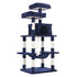 Paw Mate 145cm Blue Cat Tree WHISKY Sisal Scratching Post Scratcher Pole Condo House Tower-Pet Care > Cat Supplies-PEROZ Accessories
