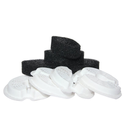 YES4PETS 8 x Pet Dog Cat Fountain Filter Replacement Activated Carbon Ion Exchange Resin Triple Filtration System Automatic Water Dispenser Compatible-Pet Care &gt; Dog Supplies-PEROZ Accessories