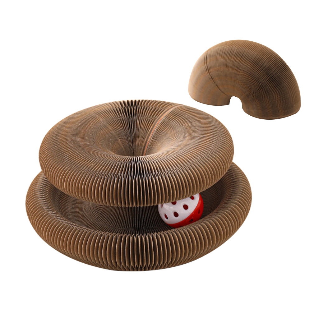 YES4PETS 4 x Small Magic Organ Cat Kitten Scratching Board Toy Play Best Scratcher-Pet Care &gt; Cat Supplies-PEROZ Accessories
