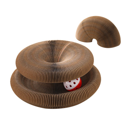 YES4PETS 4 x Small Magic Organ Cat Kitten Scratching Board Toy Play Best Scratcher-Pet Care &gt; Cat Supplies-PEROZ Accessories