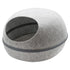 Large Cave Cat Soft Cushion Igloo Kitten Cat Bed Mat House Dog Puppy-Pet Beds-PEROZ Accessories