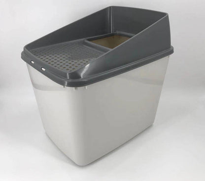 YES4PETS XL Top Entry Cat Litter Box No Mess Large Enclosed Covered Kitty Tray-Pet Care &gt; Cat Supplies-PEROZ Accessories