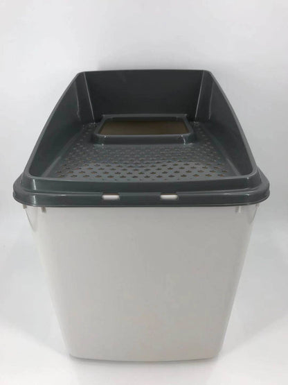 YES4PETS XL Top Entry Cat Litter Box No Mess Large Enclosed Covered Kitty Tray-Pet Care &gt; Cat Supplies-PEROZ Accessories