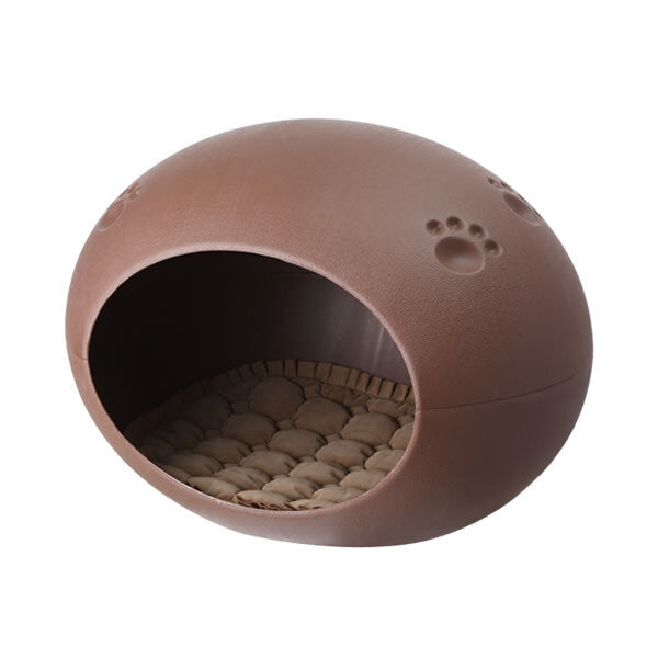 YES4PETS Medium Cave Cat Kitten Box Igloo Cat Bed House Dog Puppy House-Brown-Pet Care &gt; Cat Supplies-PEROZ Accessories