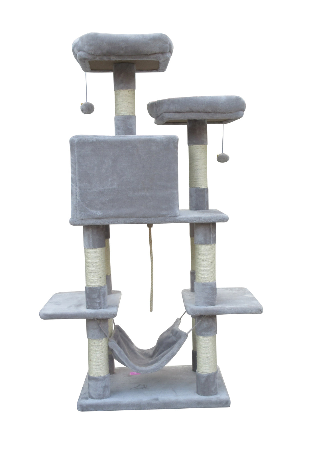YES4PETS 145 cm Cat Scratching Post Tree Scratcher Pole-Little Grey-Cat Trees-PEROZ Accessories