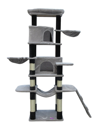 YES4PETS 161 cm Cat Scratching Post Tree Scratcher Pole-Little Grey-Cat Trees-PEROZ Accessories