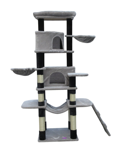YES4PETS 161 cm Cat Scratching Post Tree Scratcher Pole-Little Grey-Cat Trees-PEROZ Accessories