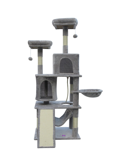 YES4PETS Large Cat Scratching Post Tree Scratcher Pole-Little Grey-Cat Trees-PEROZ Accessories