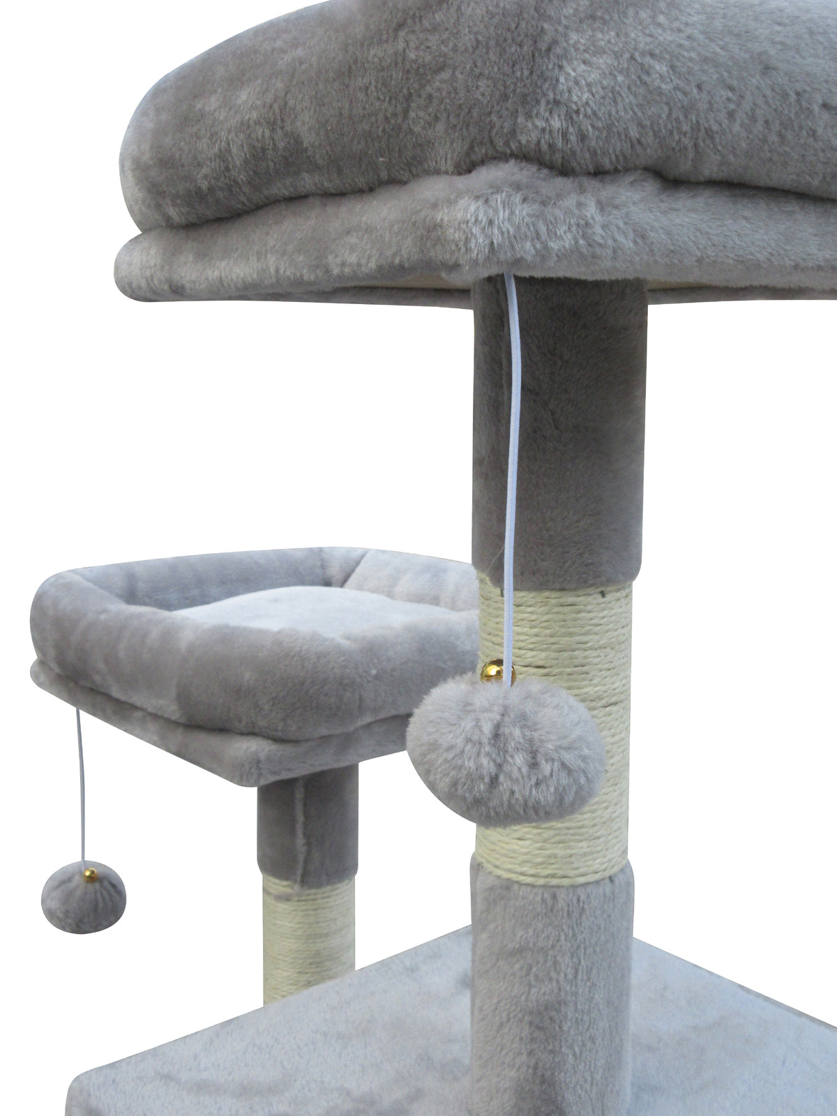 YES4PETS Large Cat Scratching Post Tree Scratcher Pole-Little Grey-Cat Trees-PEROZ Accessories