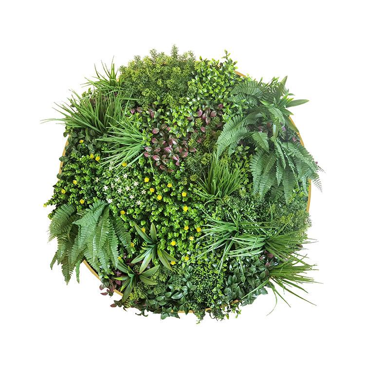 Artificial Green Wall Plant Garden Flower Panel Disc Art 100cm Grassy UV Resistant-Wonderland-Home &amp; Garden-PEROZ Accessories
