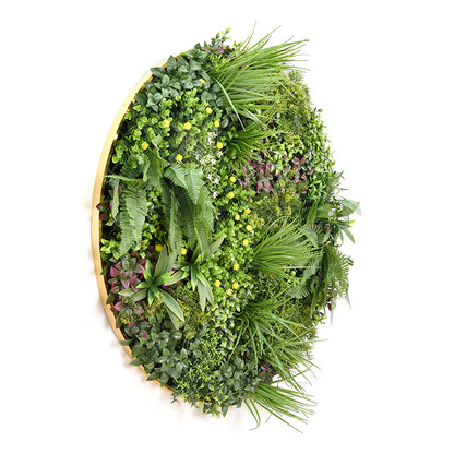 Artificial Green Wall Plant Garden Flower Panel Disc Art 100cm Grassy UV Resistant-Wonderland-Home &amp; Garden-PEROZ Accessories