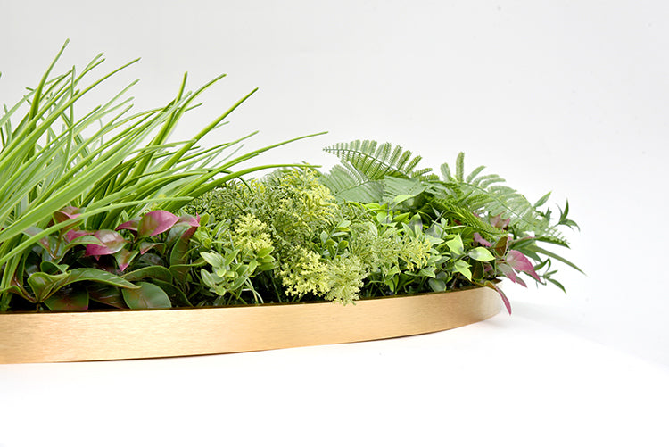 Artificial Green Wall Plant Garden Flower Panel Disc Art 100cm Grassy UV Resistant-Wonderland-Home &amp; Garden-PEROZ Accessories