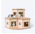 YES4PETS Cat Cardboard House Tower Condo Scratcher Pet Post Pad Mat Furniture-Pet Care > Cat Supplies-PEROZ Accessories