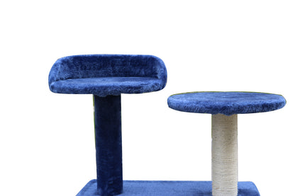YES4PETS 130 cm Blue Cat Scratching Post Tree Scratcher Pole-Blue-Pet Care &gt; Cat Supplies-PEROZ Accessories