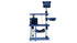 YES4PETS 140 cm Cat Kitten Scratching Post Tree W ladder & Hammock-Blue-Pet Care > Cat Supplies-PEROZ Accessories