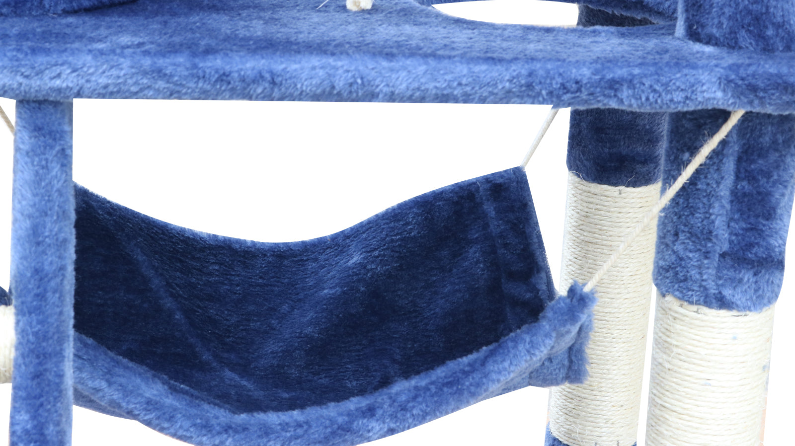 YES4PETS 140 cm Cat Kitten Scratching Post Tree W ladder &amp; Hammock-Blue-Pet Care &gt; Cat Supplies-PEROZ Accessories