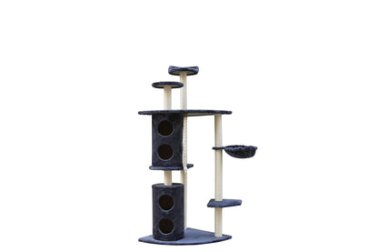 YES4PETS 170cm XL Multi Level Cat Scratching Post Tree Post Furniture House Tower - Grey-Cat Trees-PEROZ Accessories