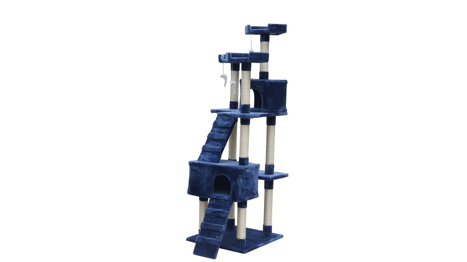 YES4PETS 180 cm Cat Kitten Scratching Post Tree W ladder-Blue-Pet Care &gt; Cat Supplies-PEROZ Accessories