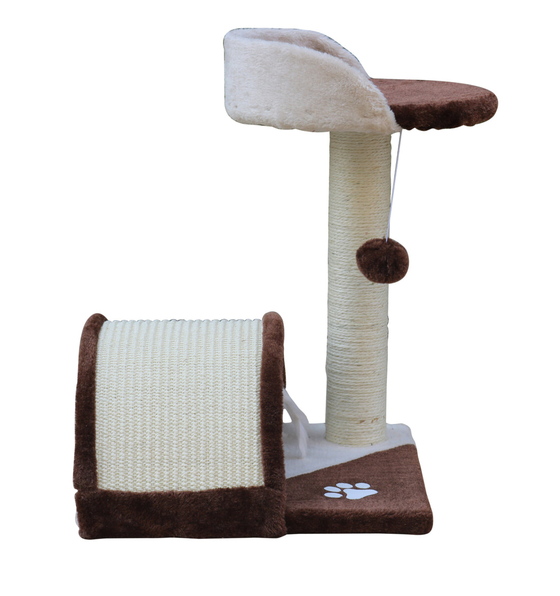 YES4PETS 50 cm Cat Scratching Post Tree Scratching Pole Climbing Post-Brown-Cat Trees-PEROZ Accessories