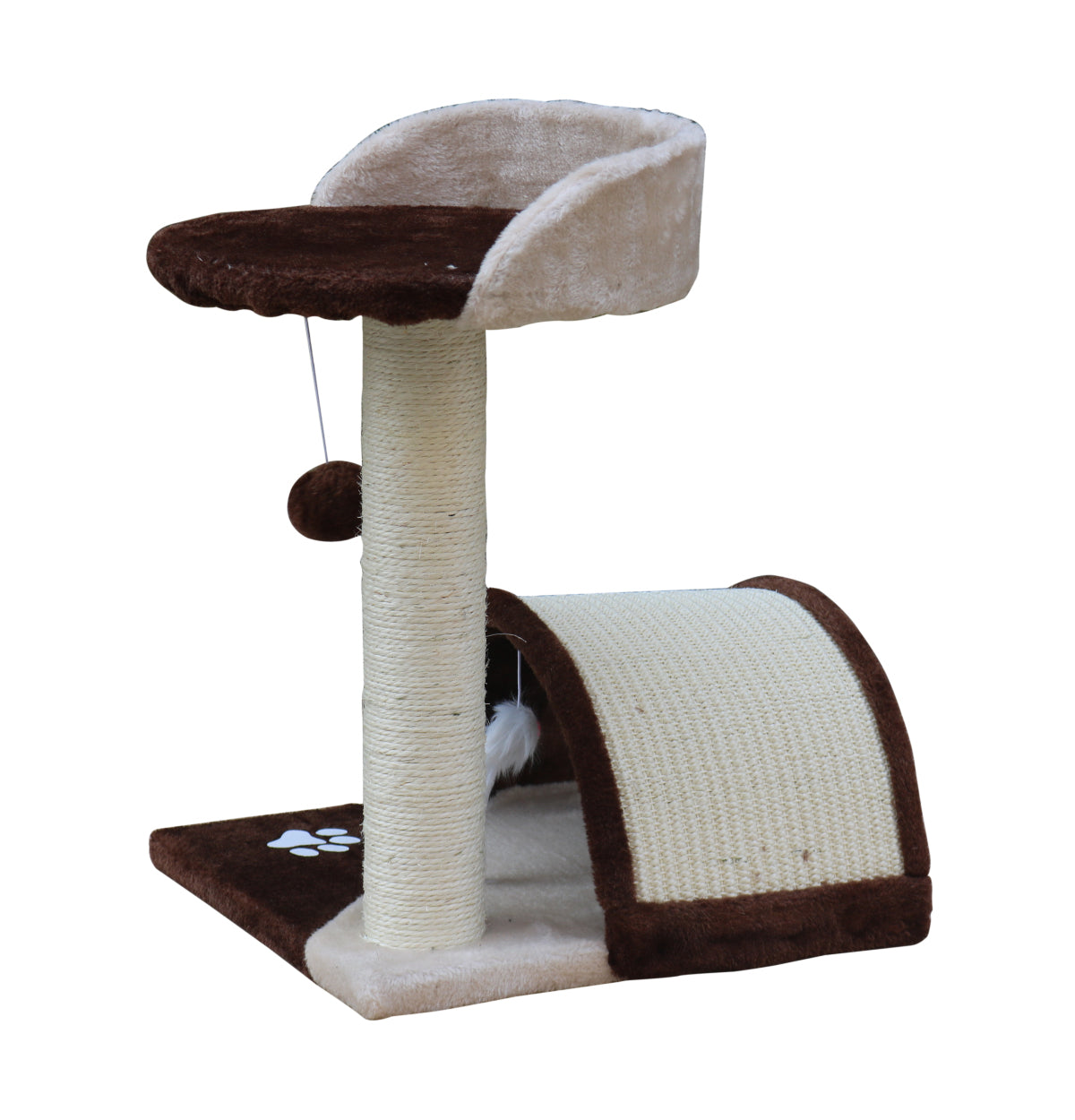 YES4PETS 50 cm Cat Scratching Post Tree Scratching Pole Climbing Post-Brown-Cat Trees-PEROZ Accessories