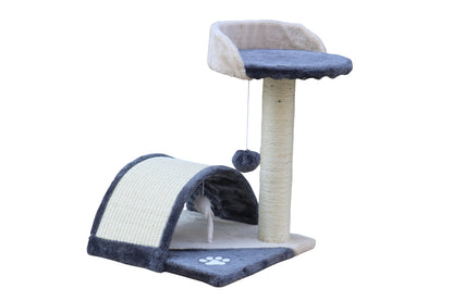 YES4PETS 50 cm Cat Scratching Post Tree Scratching Pole Climbing Post-Grey-Cat Trees-PEROZ Accessories