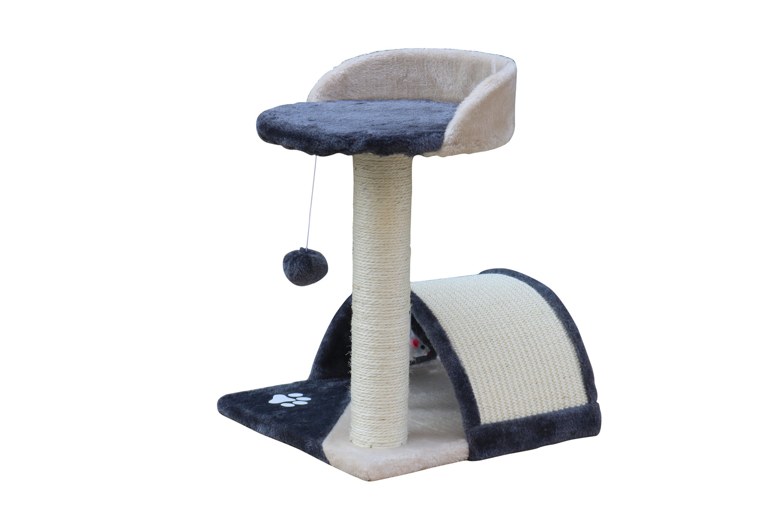 YES4PETS 50 cm Cat Scratching Post Tree Scratching Pole Climbing Post-Grey-Cat Trees-PEROZ Accessories