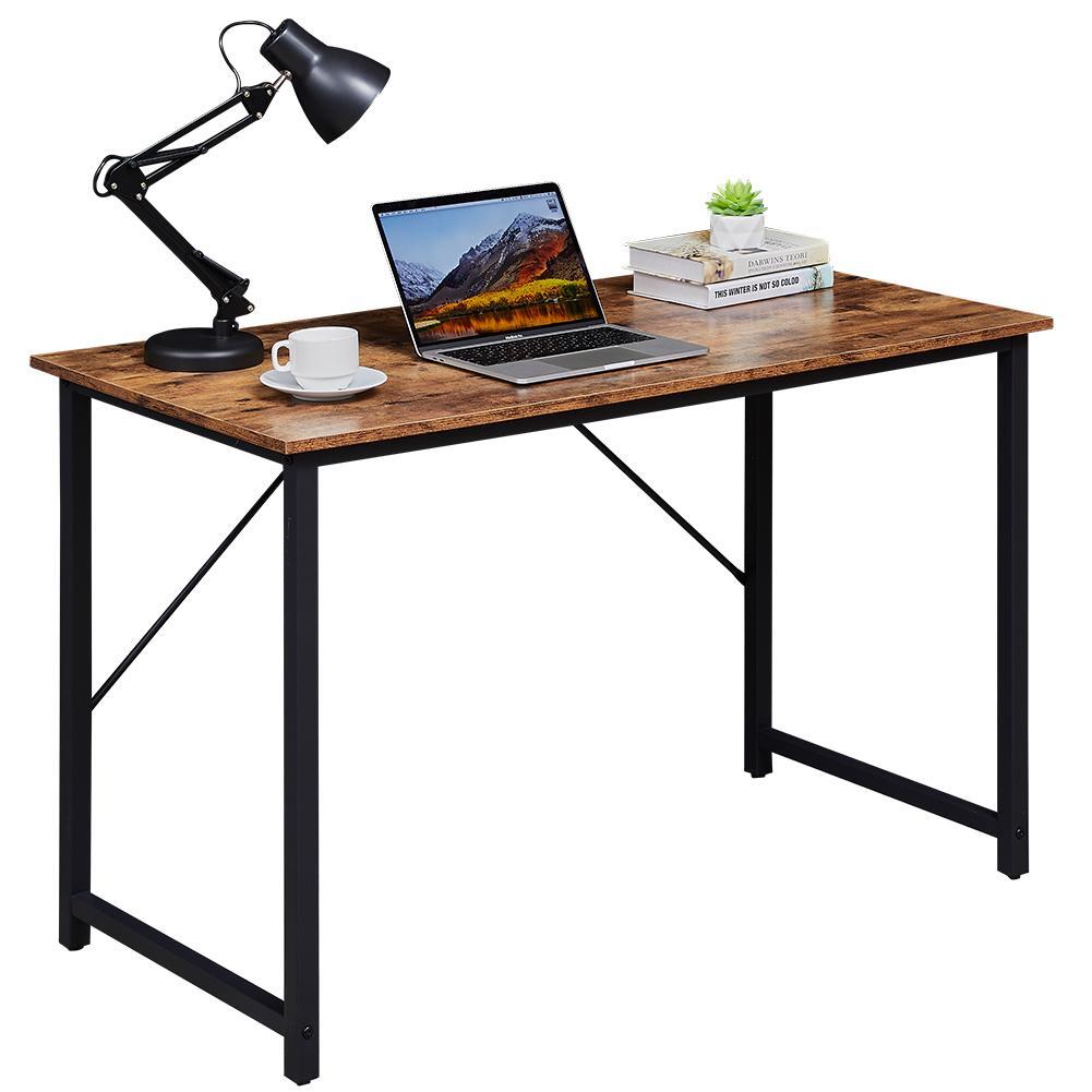 YES4HOMES Computer Desk, Sturdy Home Office Desk for Laptop, Modern Simple Style Writing Table, Multipurpose Workstation-Home &amp; Garden &gt; Home Office Accessories-PEROZ Accessories
