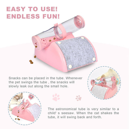YES4PETS Cat Play Box Kit Pet Toy Kitten Toys Interactive Ball Peek Hunting Toy-Pink-Pet Care &gt; Cat Supplies-PEROZ Accessories