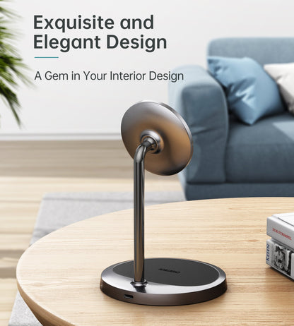 Choetech T575-F MagSafe iPhone Magnetic Wireless Charger Stand-Chargers-PEROZ Accessories