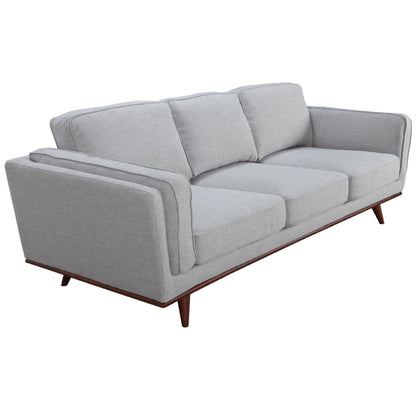 Petalsoft 2 + 3 Seater Sofa Set Fabric Uplholstered Lounge Couch - Grey-Furniture &gt; Sofas-PEROZ Accessories