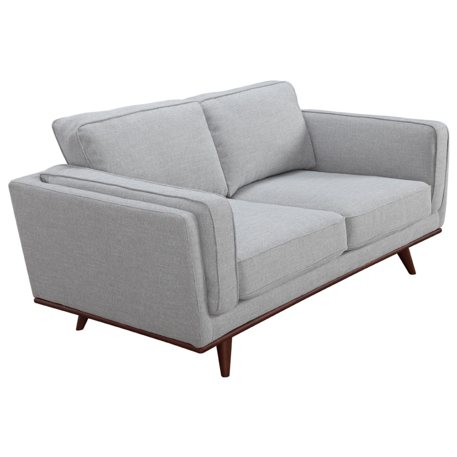 Petalsoft 2 + 3 Seater Sofa Set Fabric Uplholstered Lounge Couch - Grey-Furniture &gt; Sofas-PEROZ Accessories