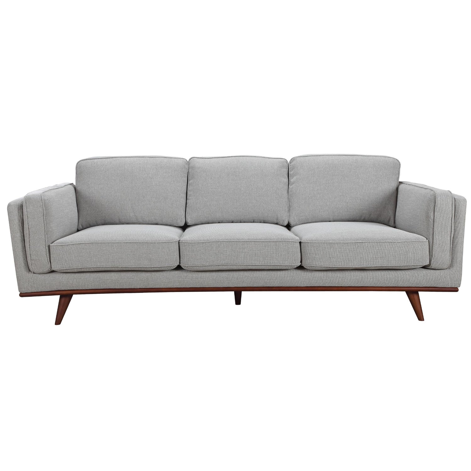 Petalsoft 2 + 3 Seater Sofa Set Fabric Uplholstered Lounge Couch - Grey-Furniture &gt; Sofas-PEROZ Accessories