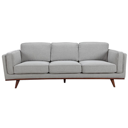 Petalsoft 2 + 3 Seater Sofa Set Fabric Uplholstered Lounge Couch - Grey-Furniture &gt; Sofas-PEROZ Accessories