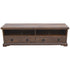 Florence ETU Entertainment TV Unit 180cm 2 Drawer Solid Mango Timber Wood-Entertainment Units-PEROZ Accessories