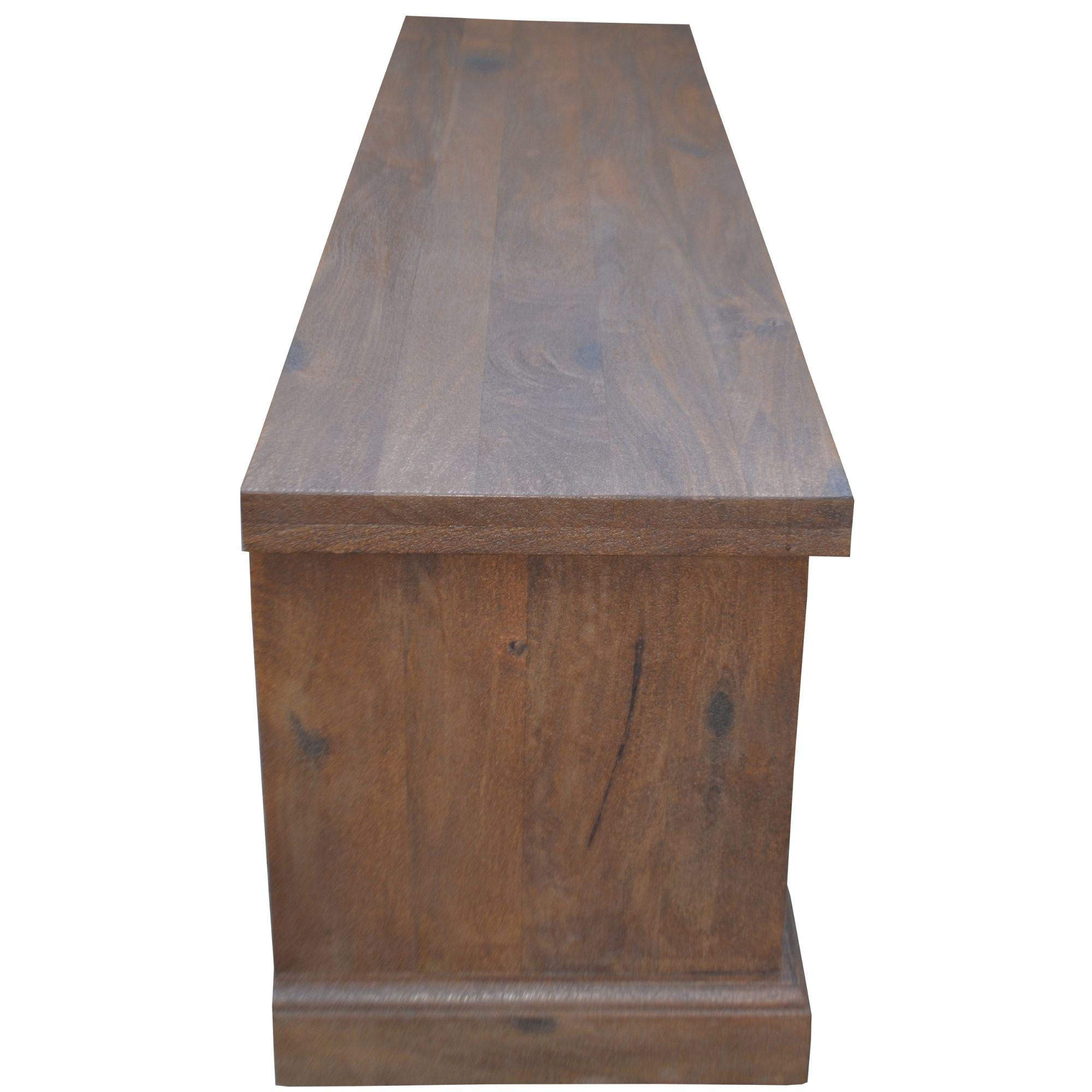 Florence ETU Entertainment TV Unit 180cm 2 Drawer Solid Mango Timber Wood-Entertainment Units-PEROZ Accessories