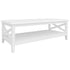 Daisy Coffee Table 120cm Rectangular Solid Acacia Wood Hampton Furniture - White-Furniture > Living Room-PEROZ Accessories