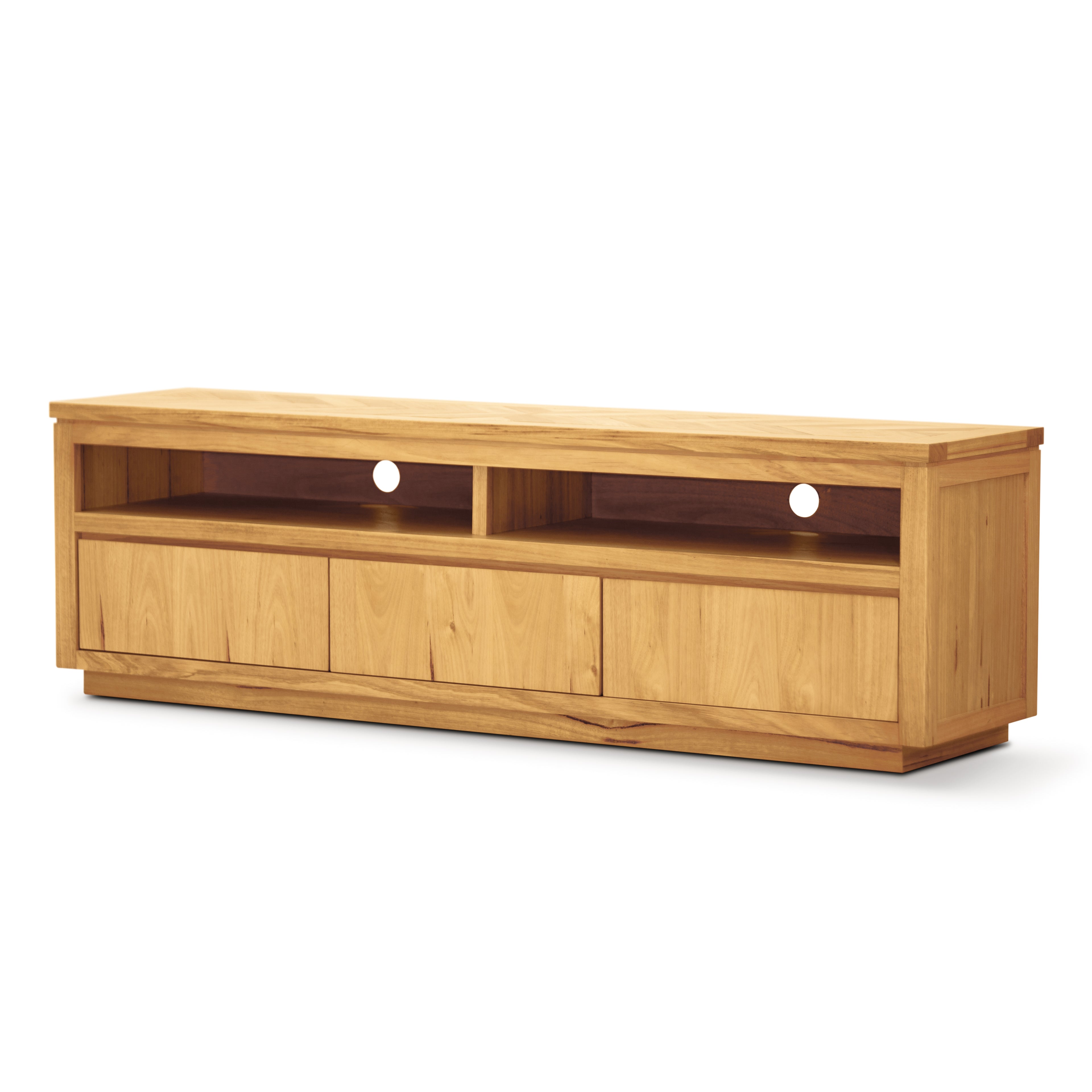 Rosemallow ETU Entertainment TV Unit 185cm 3 Drawer Solid Messmate Timber Wood-Entertainment Unit-PEROZ Accessories