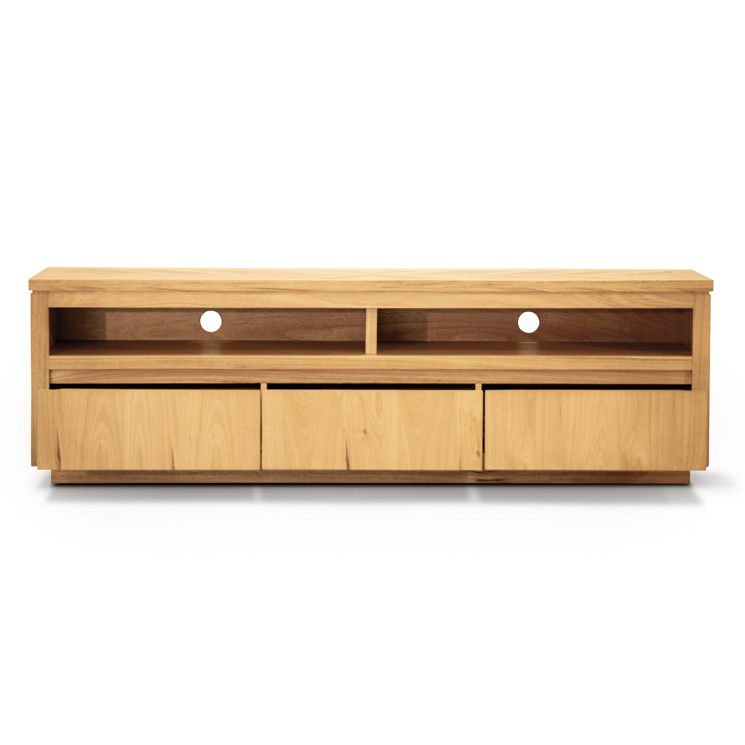 Rosemallow ETU Entertainment TV Unit 185cm 3 Drawer Solid Messmate Timber Wood-Entertainment Unit-PEROZ Accessories