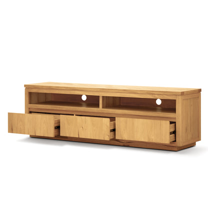 Rosemallow ETU Entertainment TV Unit 185cm 3 Drawer Solid Messmate Timber Wood-Entertainment Unit-PEROZ Accessories