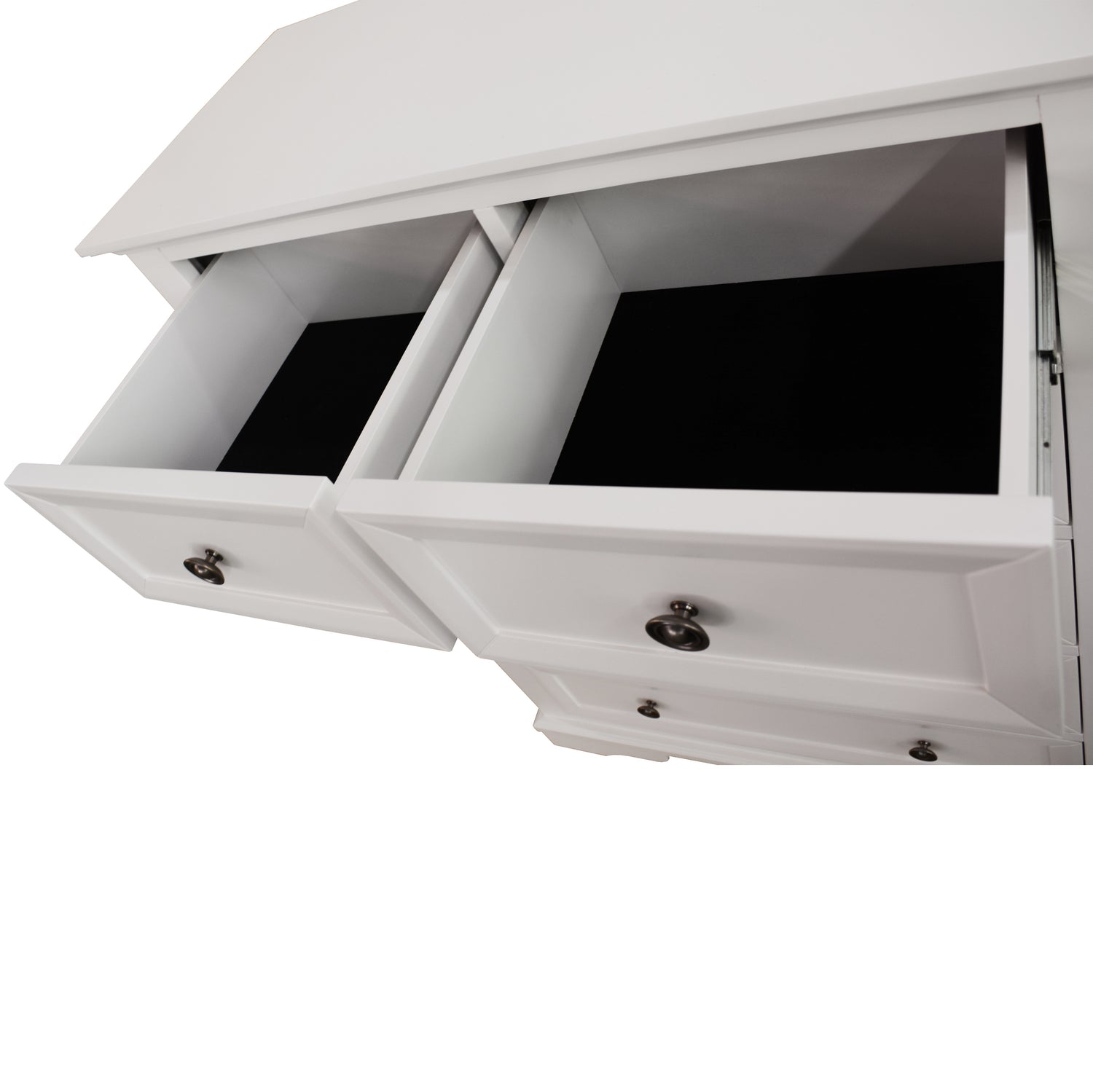 Celosia Tallboy 6 Chest of Drawers Solid Acacia Wood Bed Storage Cabinet - White-Furniture &gt; Bedroom-PEROZ Accessories