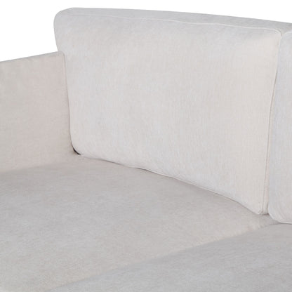Nooa 2 + 3 Seater Sofa Set Fabric Uplholstered Lounge Couch - Stone-Furniture &gt; Sofas-PEROZ Accessories