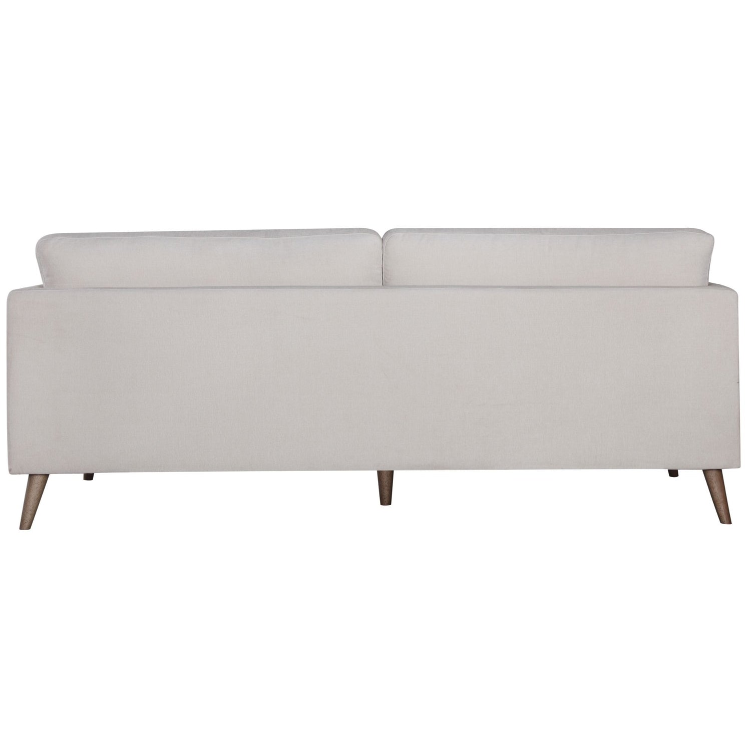 Nooa 3 Seater Sofa Fabric Uplholstered Lounge Couch - Stone-Furniture &gt; Sofas-PEROZ Accessories