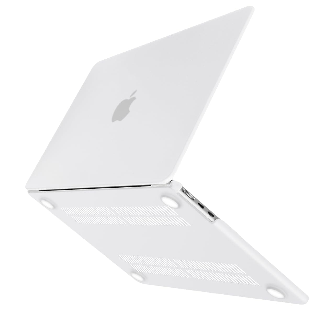 15 inch Air 2023 MacBook Air Matte Case A2941 M2 Chip Hard Shell Case Keyboard Cover White-Electronics &gt; Computer Accessories-PEROZ Accessories