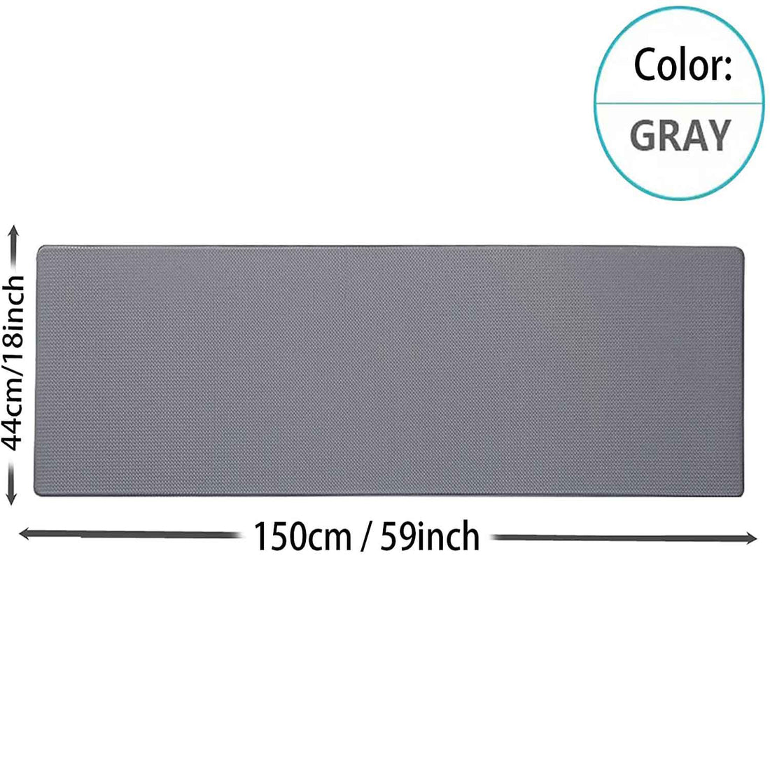 150cm Kitchen Anti-Skid Anti Fatigue Pu Leather Floor mat, Kitchen Rug-Home &amp; Garden &gt; Rugs-PEROZ Accessories